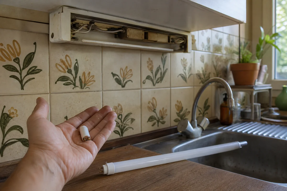 Remplacer un néon de cuisine par des LED : ce qu'il faut vérifier avant